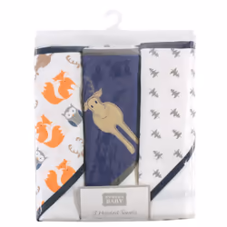 Hudson Baby 10352391_MOOSE_ONESIZE baby towel Cotton