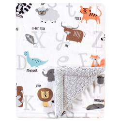 Hudson Baby 10252410_ALPHABETANIMALS_ONESIZE baby blanket Boy/Girl