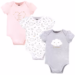 Hudson Baby Unisex Cotton Bodysuits Dreamer 3-6 Months