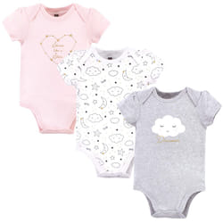 Hudson Baby Unisex Cotton Bodysuits  Dreamer  3-6 Months