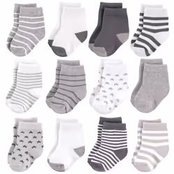 Hudson Baby 10753435_GRAYWHITESTAR_6-12M, Baby (0 - 2 years), Male, 6-12 M