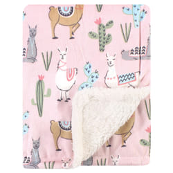 Hudson Baby 10253921_LLAMA_ONESIZE baby blanket Girl