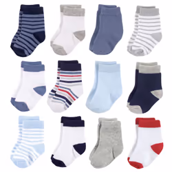 Hudson Baby 10754040_Boy_0-6, Baby (0 - 2 years), Male, 0-6 M, 12 pair(s)