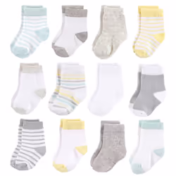 Hudson Baby 10754046_Stripe_12-24, Baby (0 - 2 years), Male, 12-24 M, 12 pair(s)