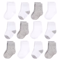 Hudson Baby 10754049_Gray_12-24, Baby (0 - 2 years), Male, 12-24 M, 12 pair(s)