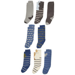 Hudson Baby Unisex Baby Cotton Rich Knee-High Socks  Safari Boy  12-24