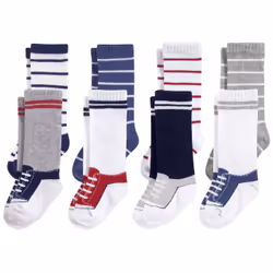Hudson Baby 10754067_Sneaker_0-6, Baby (0 - 2 years), Male, 0-6 M, 8 pair(s)