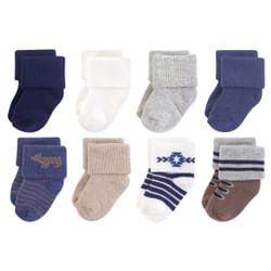 Hudson Baby 10754079_Bear_0-6 Male 8 pair(s)