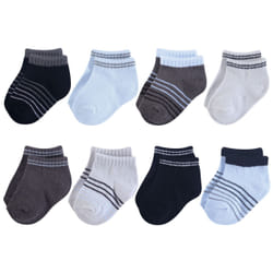 Hudson Baby 10754118_BlueBlack_0-6 Male 8 pair(s)