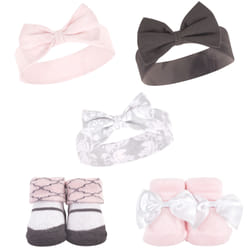 Hudson Baby 10154160_DAMASK_0-9M clothing variety pack