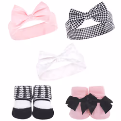 Hudson Baby 10154298_HOUNDSTOOTH_0-9M clothing variety pack