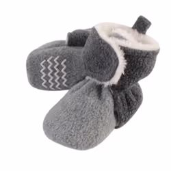 Hudson Baby 10154377_CHARCOALGRAY_6-12M, Booties, Male, Baby (0 - 2 years), 6-12 M