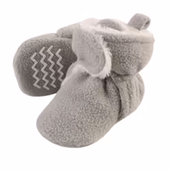 Hudson Baby 10154401_NEUTRALGRAY_0-6M, Booties, Male, Baby (0 - 2 years), 0-6 M