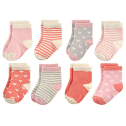 Hudson Baby 10754578_Hearts_6-12 Female 8 pair(s)