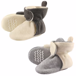 Hudson Baby 10854787_CreamGray_6-12, Male, Baby (0 - 2 years), 6-12 M, 2 pc(s)