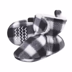 Hudson Baby 10754870_BlackWhitePlaid_0-6M, Baby (0 - 2 years), Male, 0-6 M