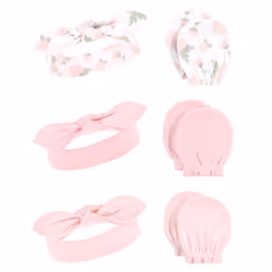 Hudson Baby 10156165_Roses_0-6M, Gloves, Hat, Female, Baby (0 - 2 years), 0-6 M