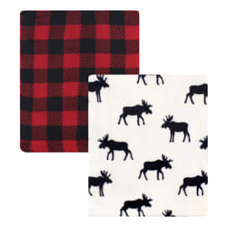 Hudson Baby 10256369_BUFFALOPLAIDMOOSE_OneSize baby blanket Boy