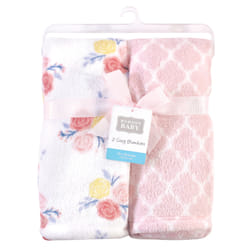 Hudson Baby 10256377_BLOSSOMS_OneSize baby blanket Girl