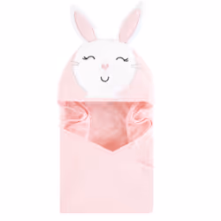 Hudson Baby 10356557_PinkBunny baby towel Cotton