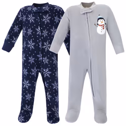 Hudson Baby 11156646_NavySnowman_6-9, Baby (0 - 2 years), Unisex, 6-9 M, 2 pc(s)