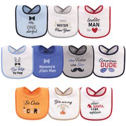 Hudson Baby 10456704_HOLIDAYBOYONEDERFUL baby bib
