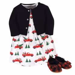 Hudson Baby 11156744_ChristmasTree_6-9M, Baby (0 - 2 years), Female, 6-9 M