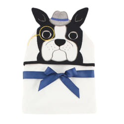Hudson Baby 10357056_BullDog baby towel Cotton