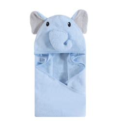 Hudson Baby 10357160_BlueElephant baby towel Cotton