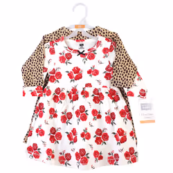Hudson Baby 10157506_ROSELEOPARD_3-6M dress