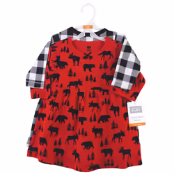 Hudson Baby 10157548_REDMOOSEBEAR_2T dress