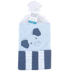 Hudson Baby 10357844_BLUEELEPHANT_OneSize baby towel