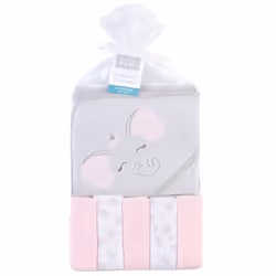 Hudson Baby 10357846_PINKELEPHANT_OneSize, Girl
