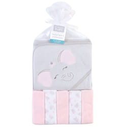 Hudson Baby 10357846_PINKELEPHANT_OneSize baby towel