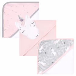 Hudson Baby 10357898_PINKUNICORN_ONESIZE, Cotton, Girl