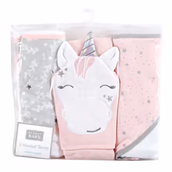 Hudson Baby 10357898_PINKUNICORN_ONESIZE baby towel Cotton