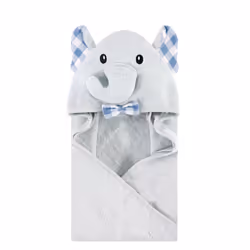 Hudson Baby 10357978_GINGHAMELEPHANT_ONESIZE, Cotton, Boy