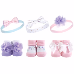 Hudson Baby 10158223_Unicorn, Hat, Socks, Female, Child, 6 pc(s)