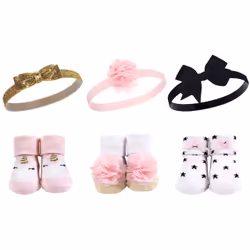 Hudson Baby 10458256_GoldUnicorn, Hat, Socks, Female, Child, 6 pc(s)