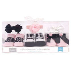Hudson Baby 10458281_PINKBLACKLOVE_OneSize
