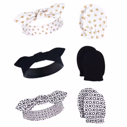 Hudson Baby 10158536_XOXO, Gloves, Hat, Female, Child, 6 pc(s)
