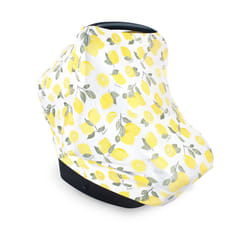 Hudson Baby Unisex Baby Multiuse Car Seat Canopy  Lemons  One Size