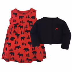 Hudson Baby 10159747_REDMOOSEBEAR_4T, Baby (0 - 2 years), Female, 4 Toddler