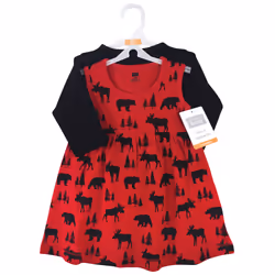 Hudson Baby 10159747_REDMOOSEBEAR_4T dress