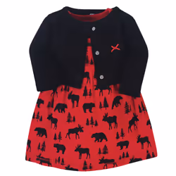 Hudson Baby 10159747_REDMOOSEBEAR_5T dress