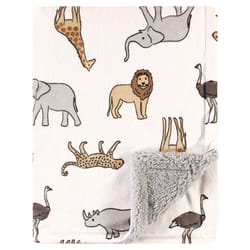 Hudson Baby 10259804_MODERNNEUTRALSAFARI_ONESIZE baby blanket Boy