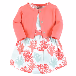 Touched By Nature 10162180_CORALREEF_0-3M, Baby (0 - 2 years), Female, 0-3 M
