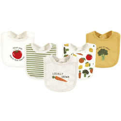 Touched By Nature 10562791_HAPPYVEGGIES_ONESIZE baby bib Cotton