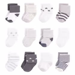 Touched By Nature 10763567_CHARCOALSTARS_0-6M, Baby (0 - 2 years), Female, 0-6 M