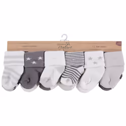 Touched By Nature 10763567_CHARCOALSTARS_0-6M sock Female